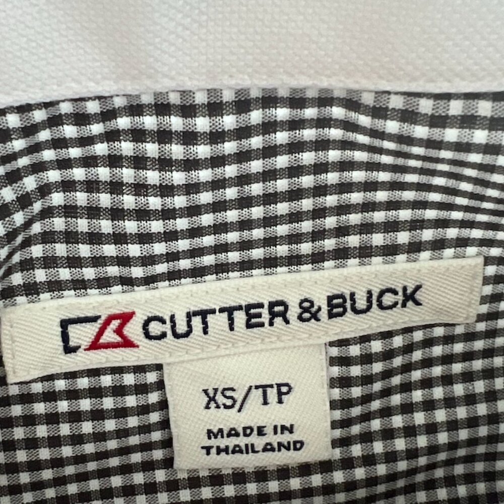 CUTTER & BUCK Ladies Georgia Bulldogs Logo Blouse Button Down Collar XS - Picture 3 of 5